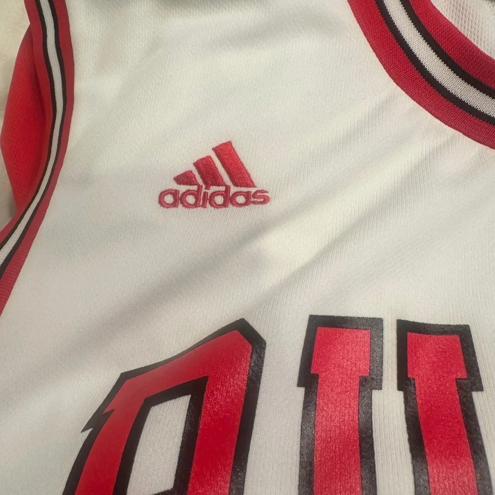 Adidas Chicago Bulls Derrick Rose 1 NBA Jersey White Mens Small Z818A 10